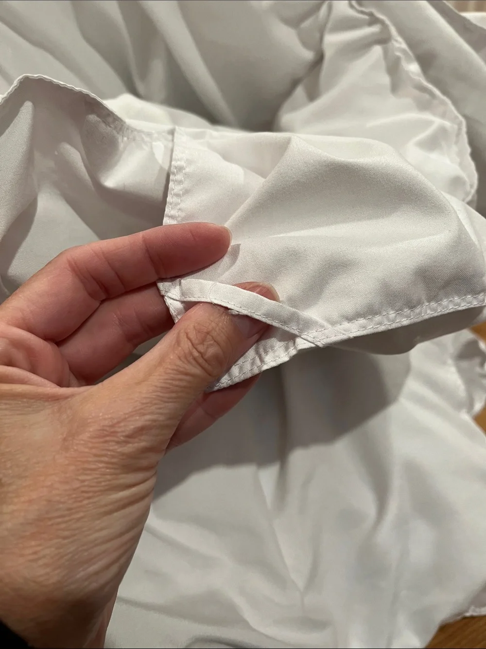 Pottery Barn White Down Alternative Comforter